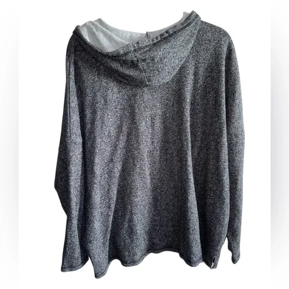 H&M+ Gray Hooded Pullover Sweater 3XL - Picture 2 of 4